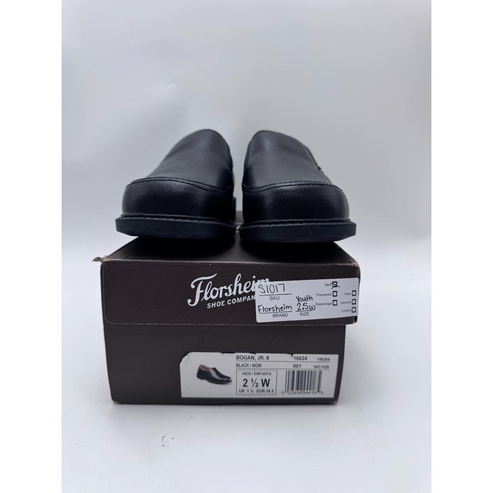 Florsheim Bogan Jr II Boys' Toddler-Youth Slip On SZ 2.5 YOUTH S1017